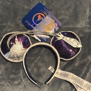 Disney World Space mountain Themed Mouse Ears Headband New with tags
